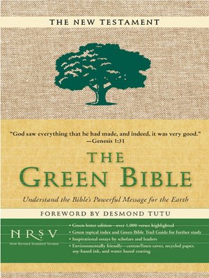 cover image of The Green Bible--New Testament